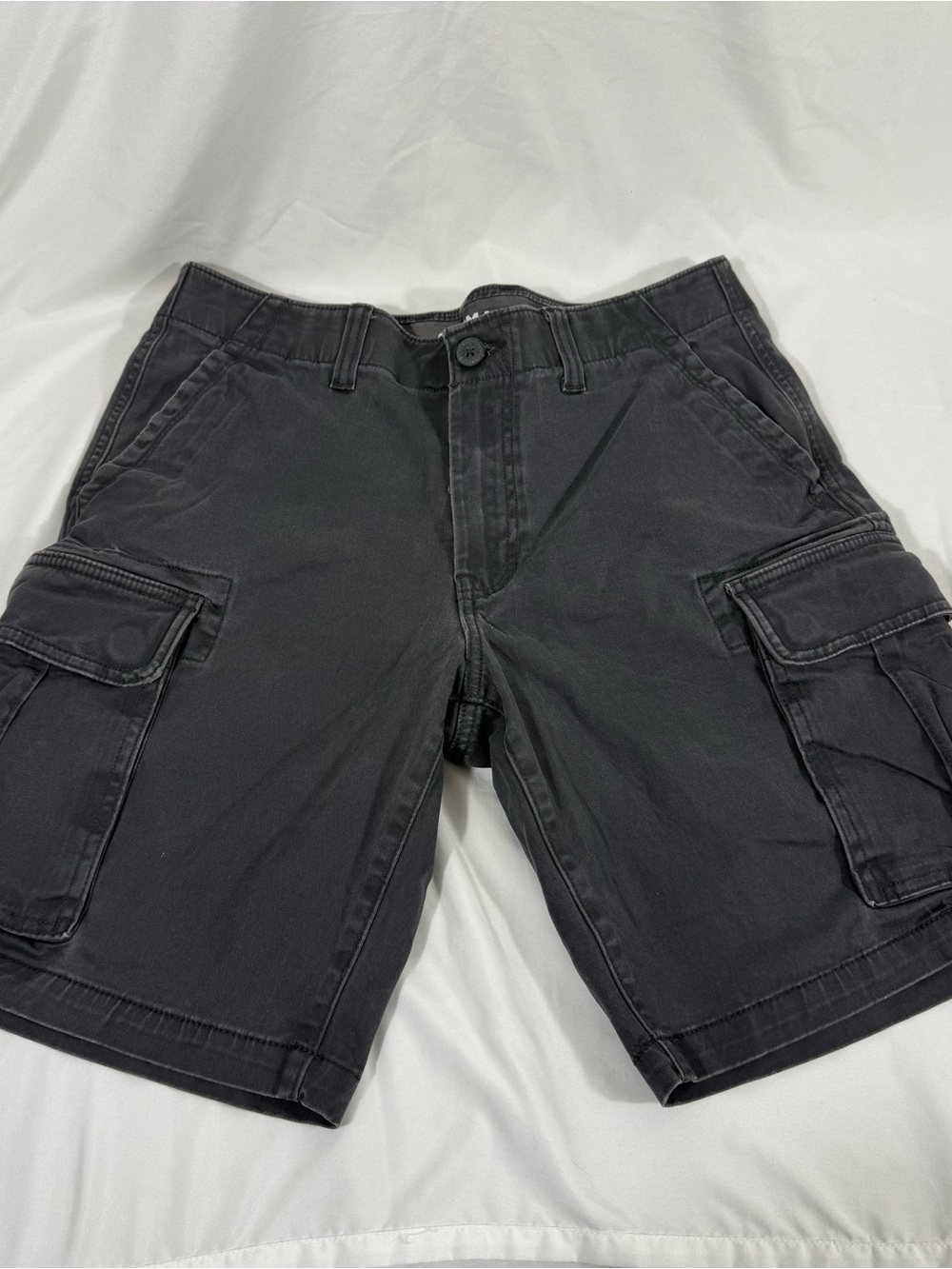Sonoma Flex Wear Cargo Shorts Mens 32 Gray Stretch Fabric Activewear